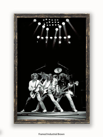 Status Quo Live Glasgow Poster