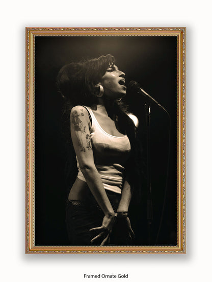 Amy Winehouse Live Poster