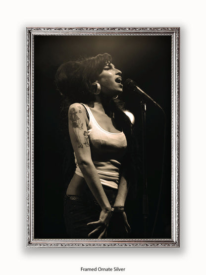 Amy Winehouse Live Poster