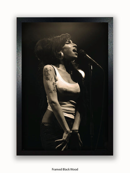 Amy Winehouse Live Poster