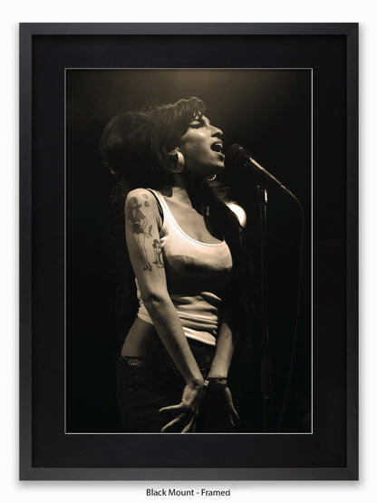 Amy Winehouse Live Poster