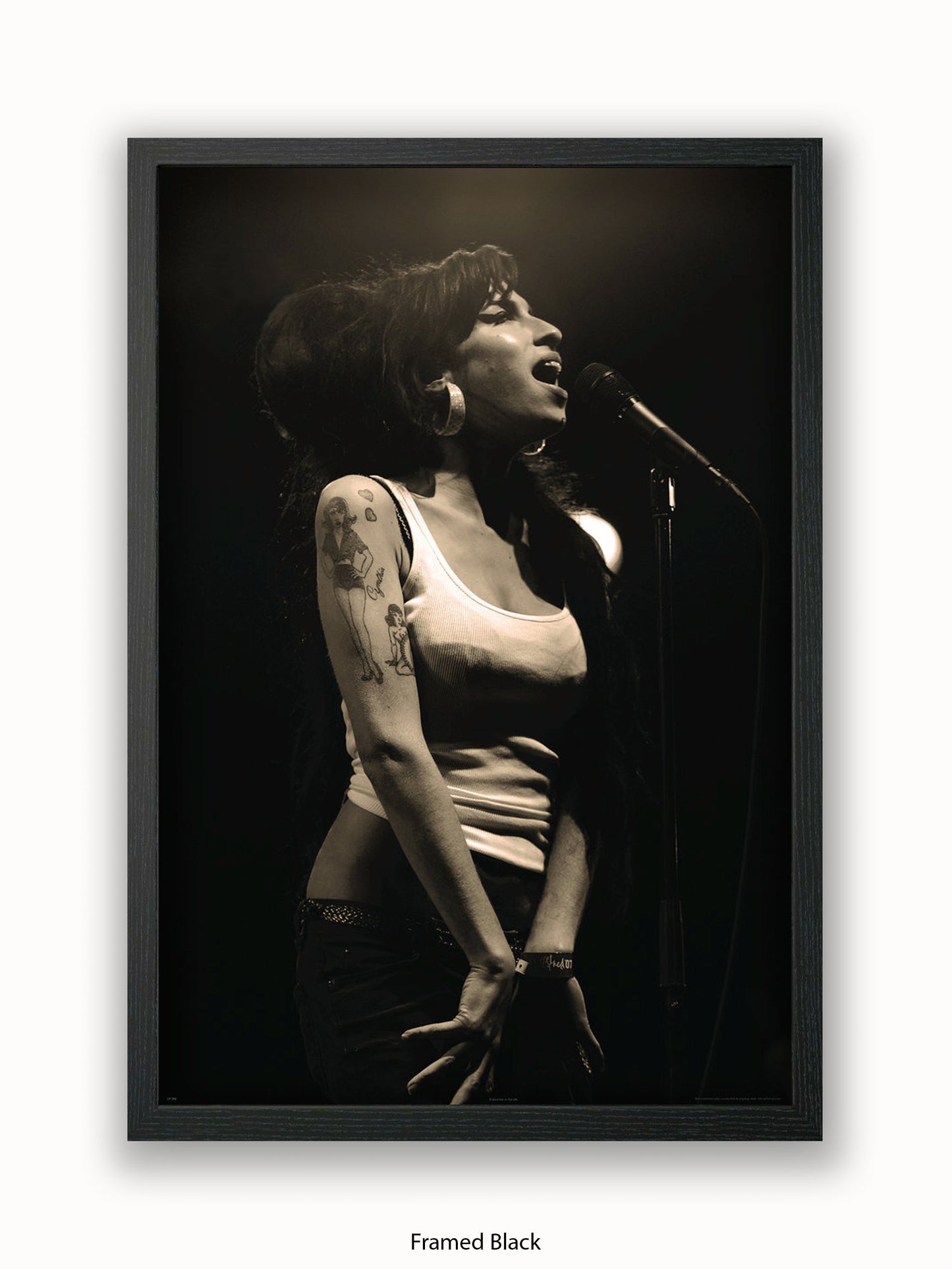 Amy Winehouse Live Poster