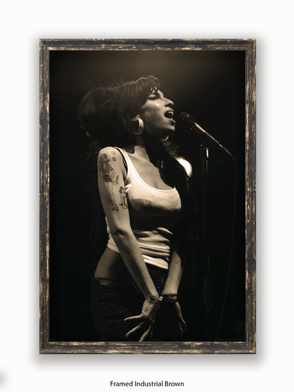 Amy Winehouse Live Poster