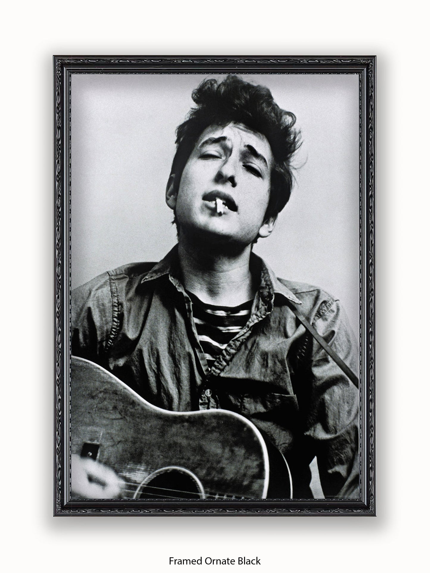 Bob Dylan Cigarette Guitar Poster