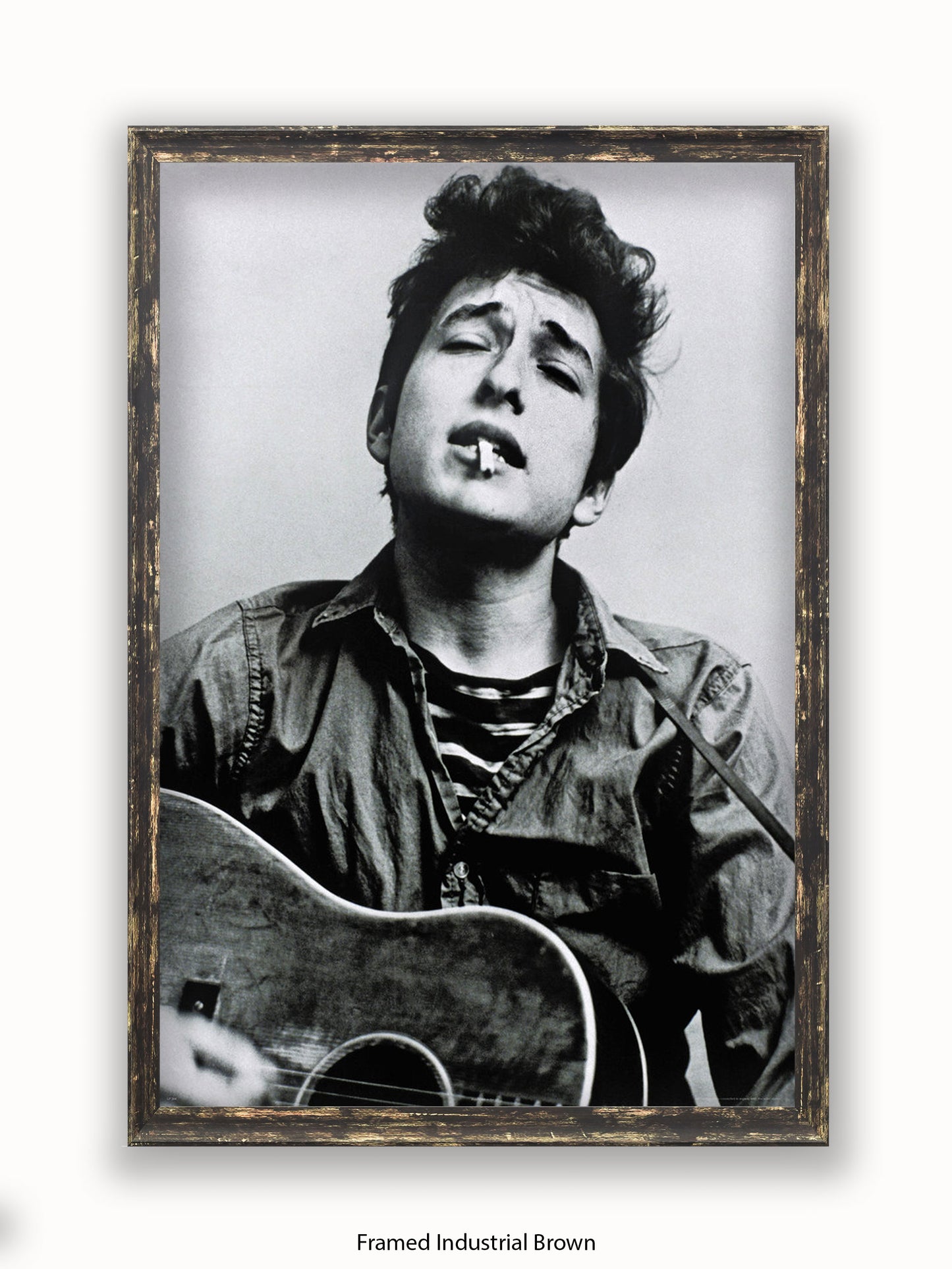 Bob Dylan Cigarette Guitar Poster