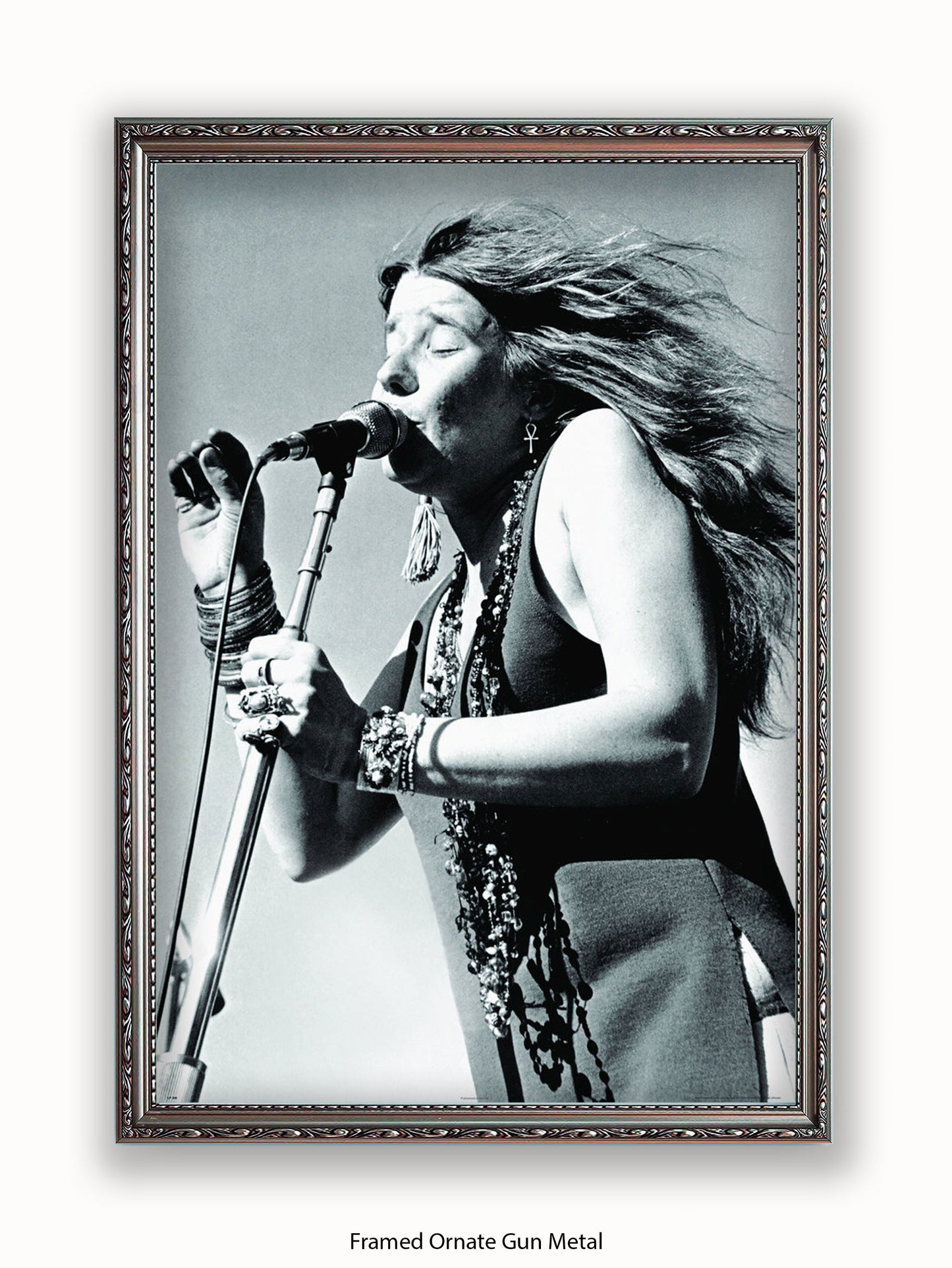 Janis Joplin Live Poster