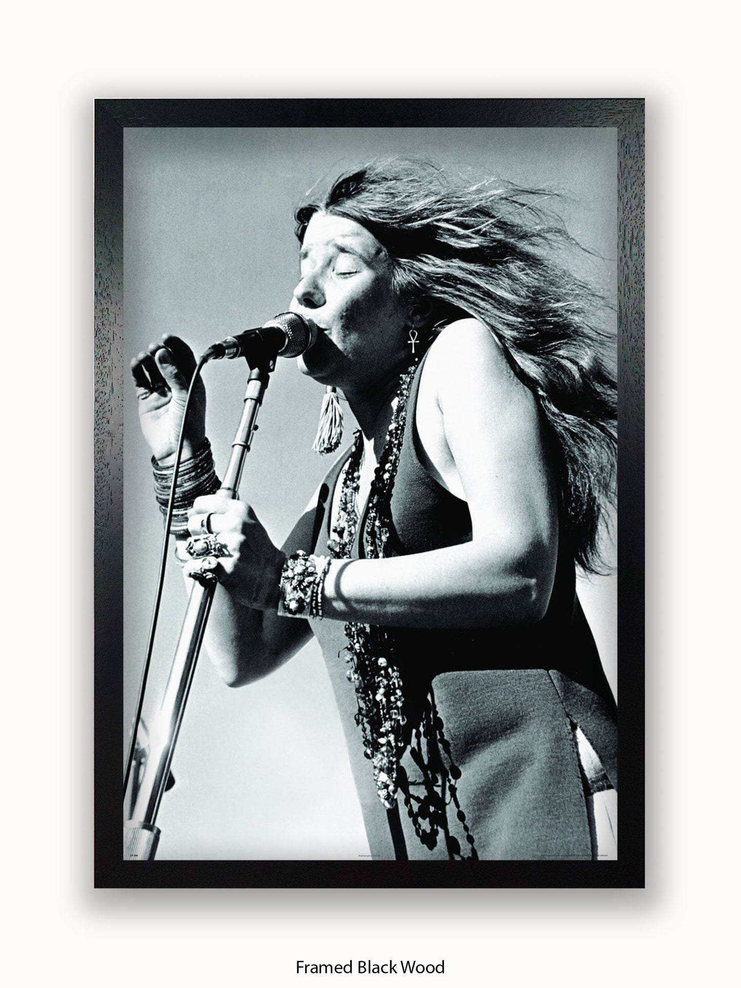 Janis Joplin Live Poster