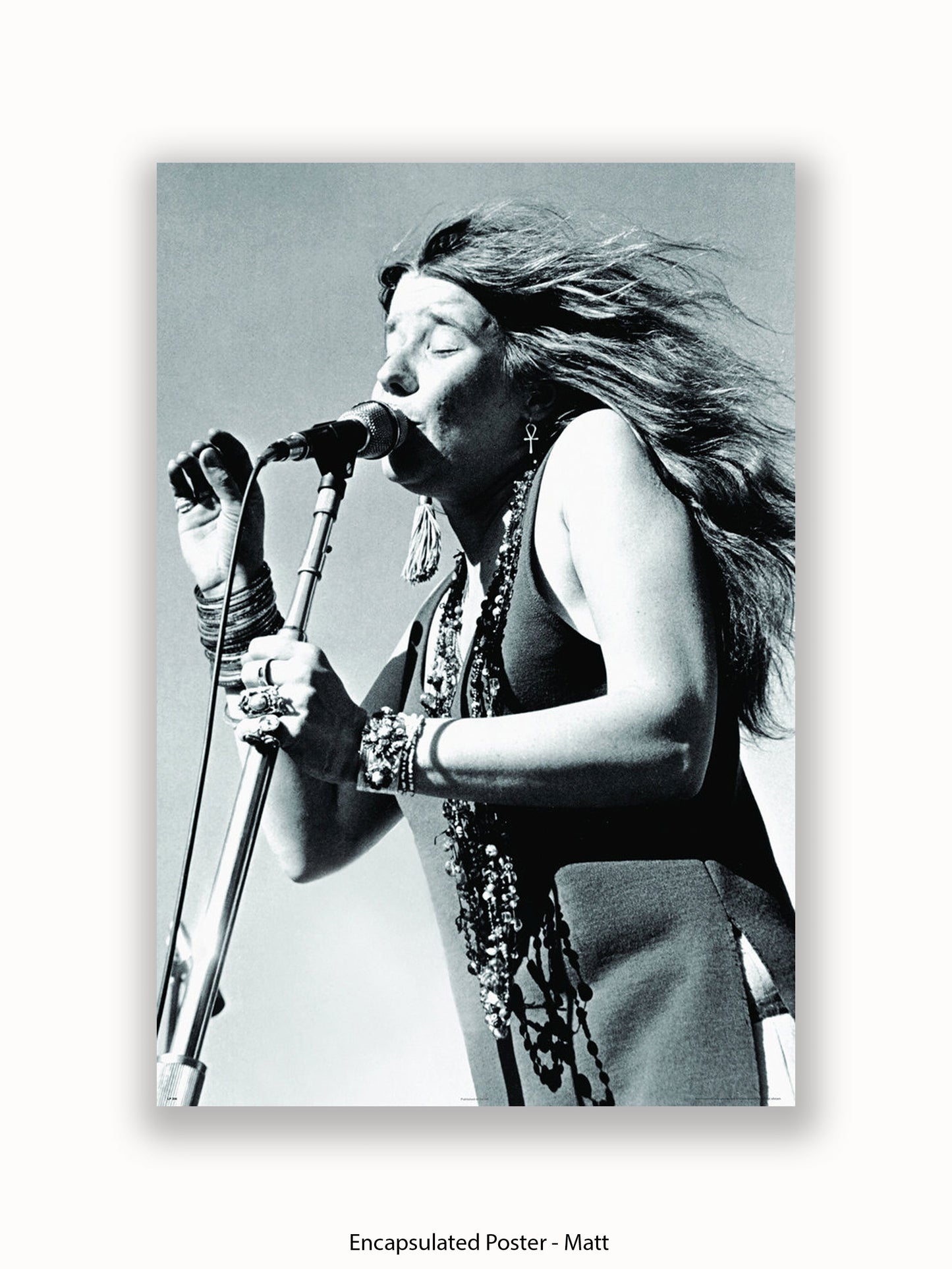 Janis Joplin Live Poster