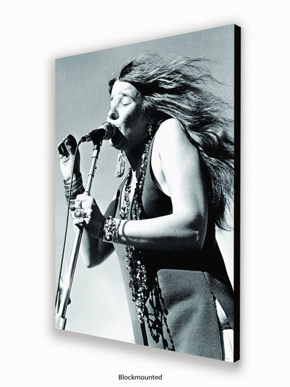 Janis Joplin Live Poster