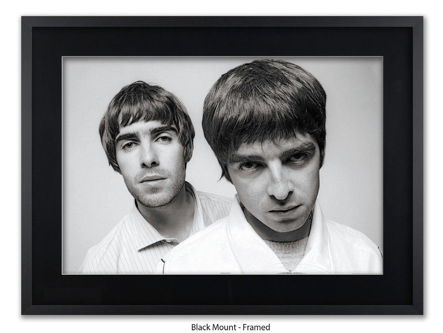 Oasis Brothers Liam & Noel Poster