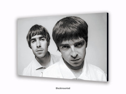 Oasis Brothers Liam & Noel Poster