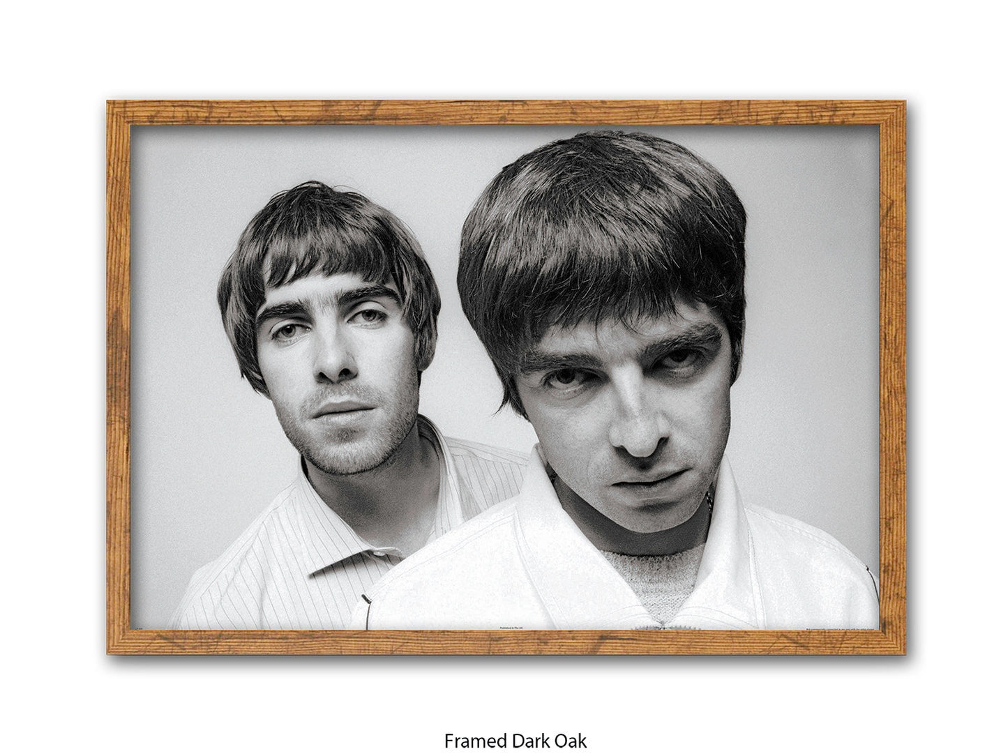 Oasis Brothers Liam & Noel Poster