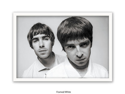 Oasis Brothers Liam & Noel Poster