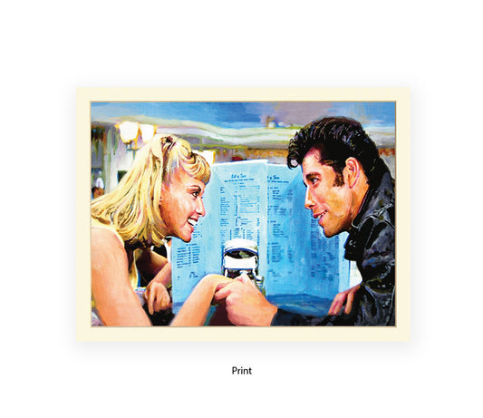 Grease - Diner - Michael Kozlov Art Print