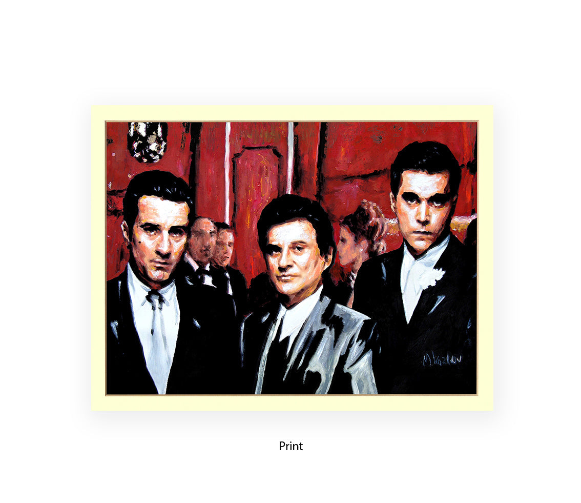 Goodfellas - Trio - 3 Characters - Michael Kozlov Art Print