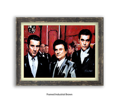 Goodfellas - Trio - 3 Characters - Michael Kozlov Art Print