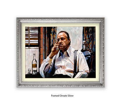 Godfather - Brando White Shirt- Michael Kozlov Art Print