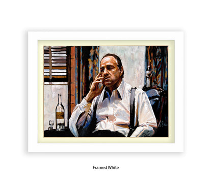 Godfather - Brando White Shirt- Michael Kozlov Art Print