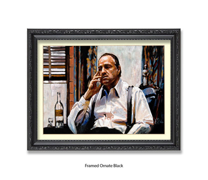 Godfather - Brando White Shirt- Michael Kozlov Art Print