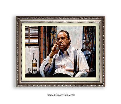 Godfather - Brando White Shirt- Michael Kozlov Art Print