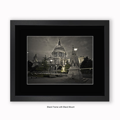 London - Saint Pauls Cathedral - Mounted & Framed Art Print