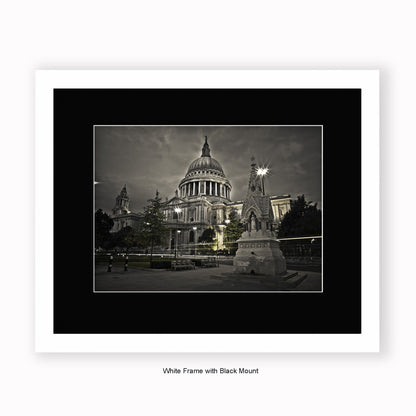 London - Saint Pauls Cathedral - Mounted & Framed Art Print