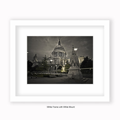 London - Saint Pauls Cathedral - Mounted & Framed Art Print