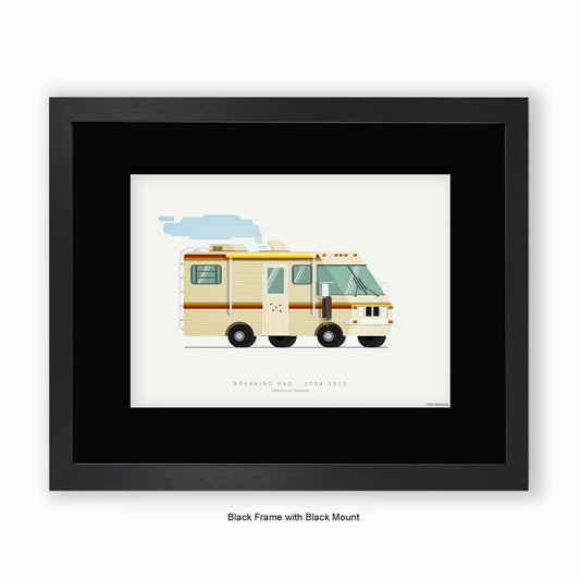 Breaking Bad - 1986 Bounder Fleetwood - Mounted & Framed Art Print