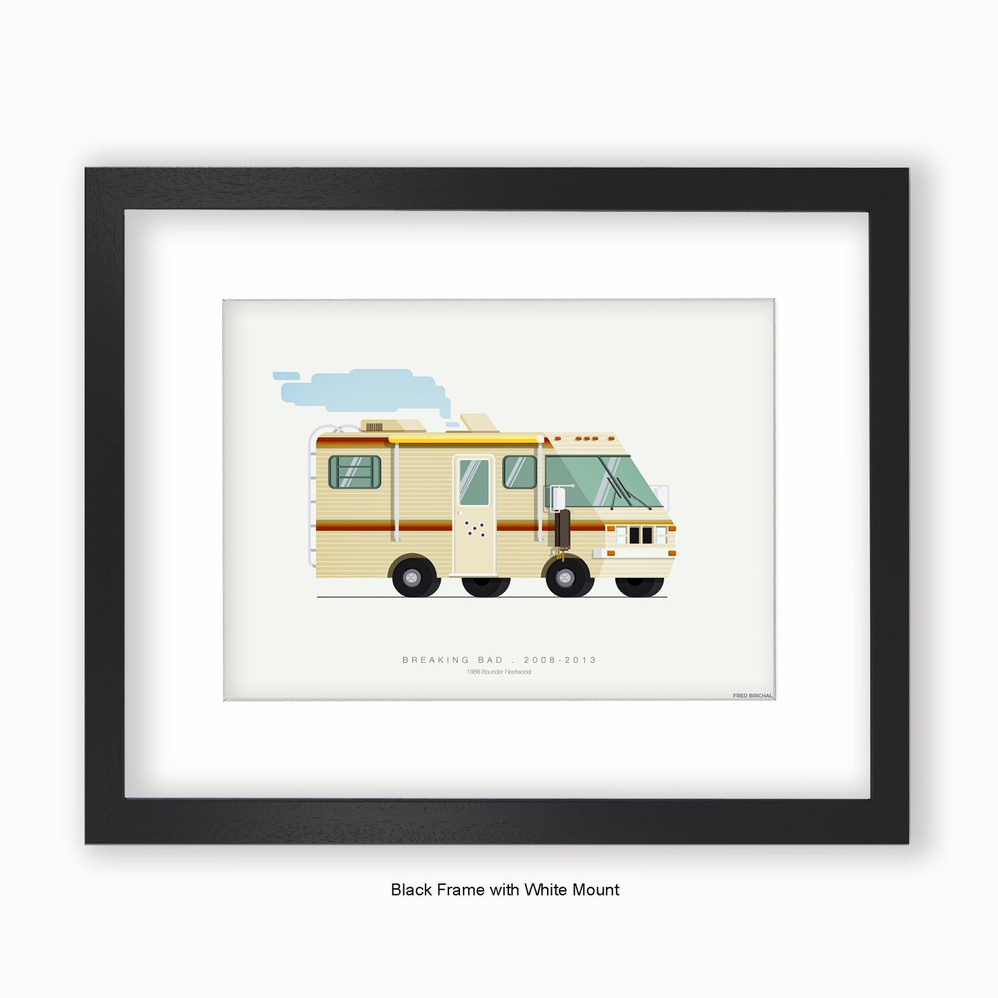 Breaking Bad - 1986 Bounder Fleetwood - Mounted & Framed Art Print