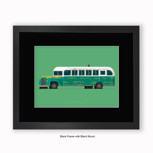 Into The Wild - Magic Bus - Mounted & Framed Art Print