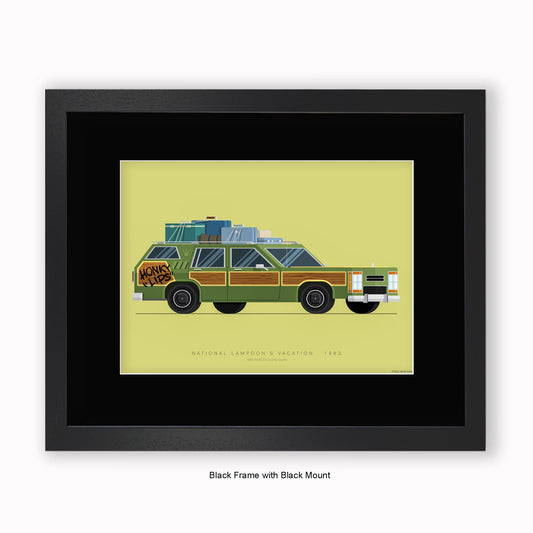 National Lampoons Vacation - 1968 Ford LTD Country Squire - Mounted & Framed Art Print