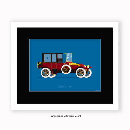 Titanic - Renault Coupe de Ville - Mounted & Framed Art Print