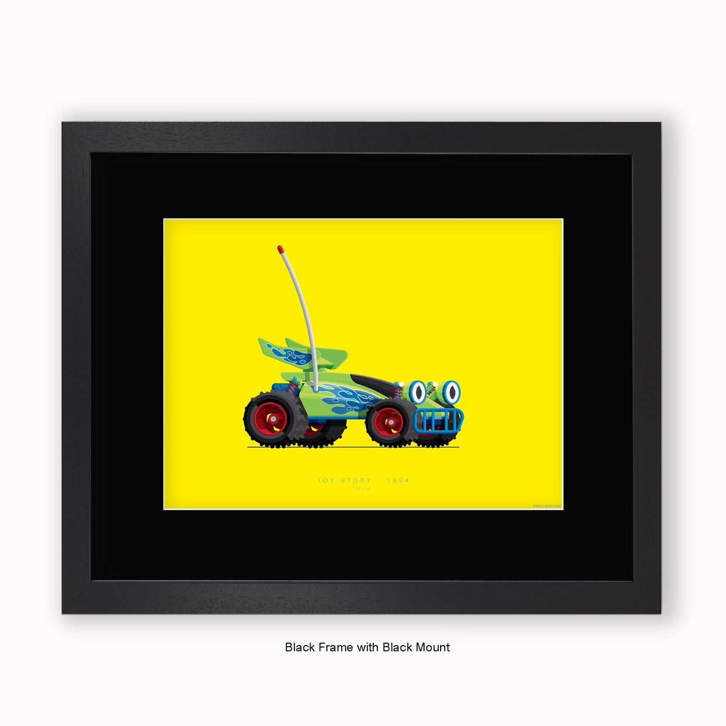 Toy Story - RC Car - Mounted & Framed Art Print