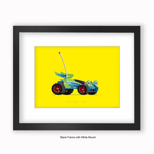 Toy Story - RC Car - Mounted & Framed Art Print