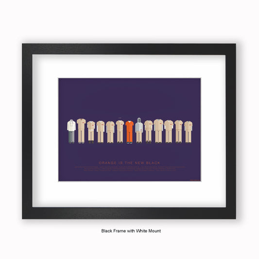 Orange Is The New Black - Mounted & Framed Art Print