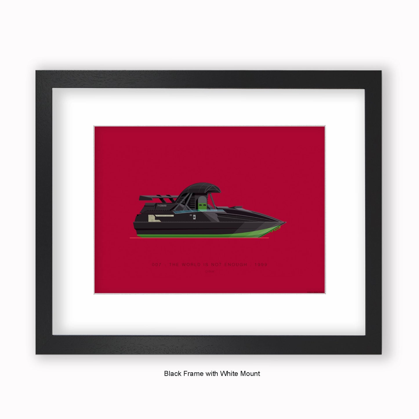 007 - The World is not Enough - Mounted & Framed Art Print