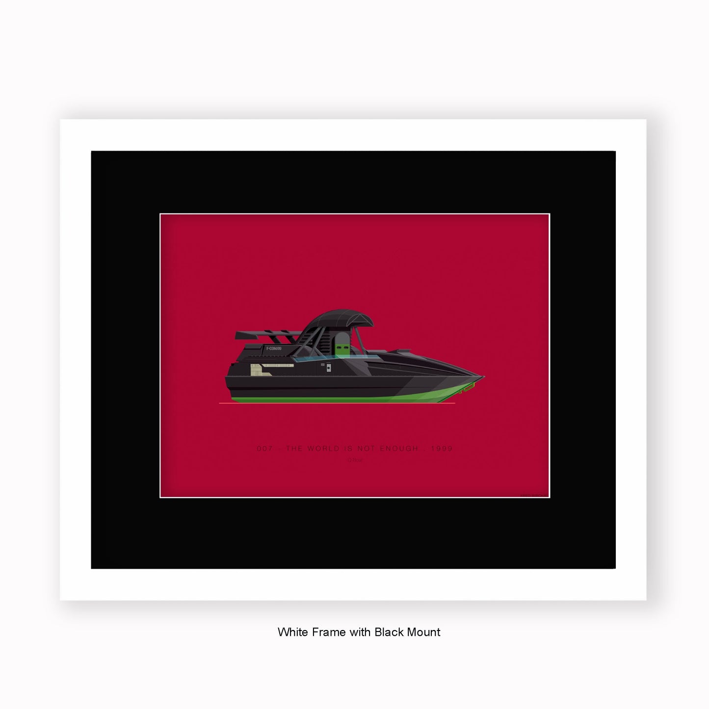 007 - The World is not Enough - Mounted & Framed Art Print