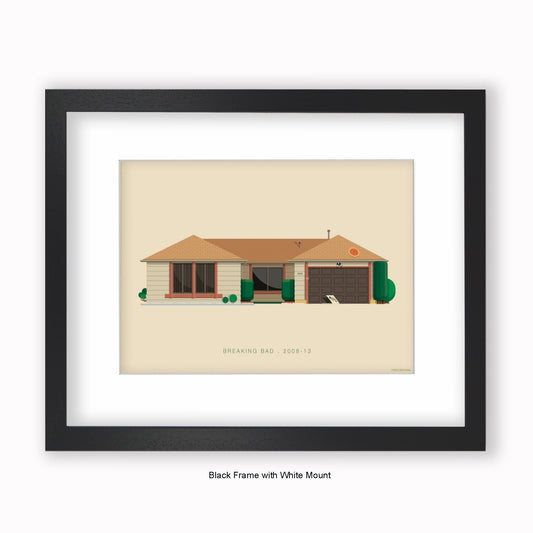 Breaking Bad - House - Mounted & Framed Art print