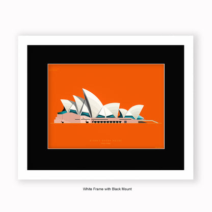 Sydney Opera House - Mounted & Framed Art print