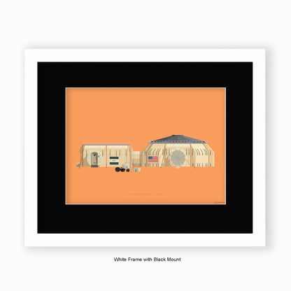 Martian - Mounted & Framed Art print