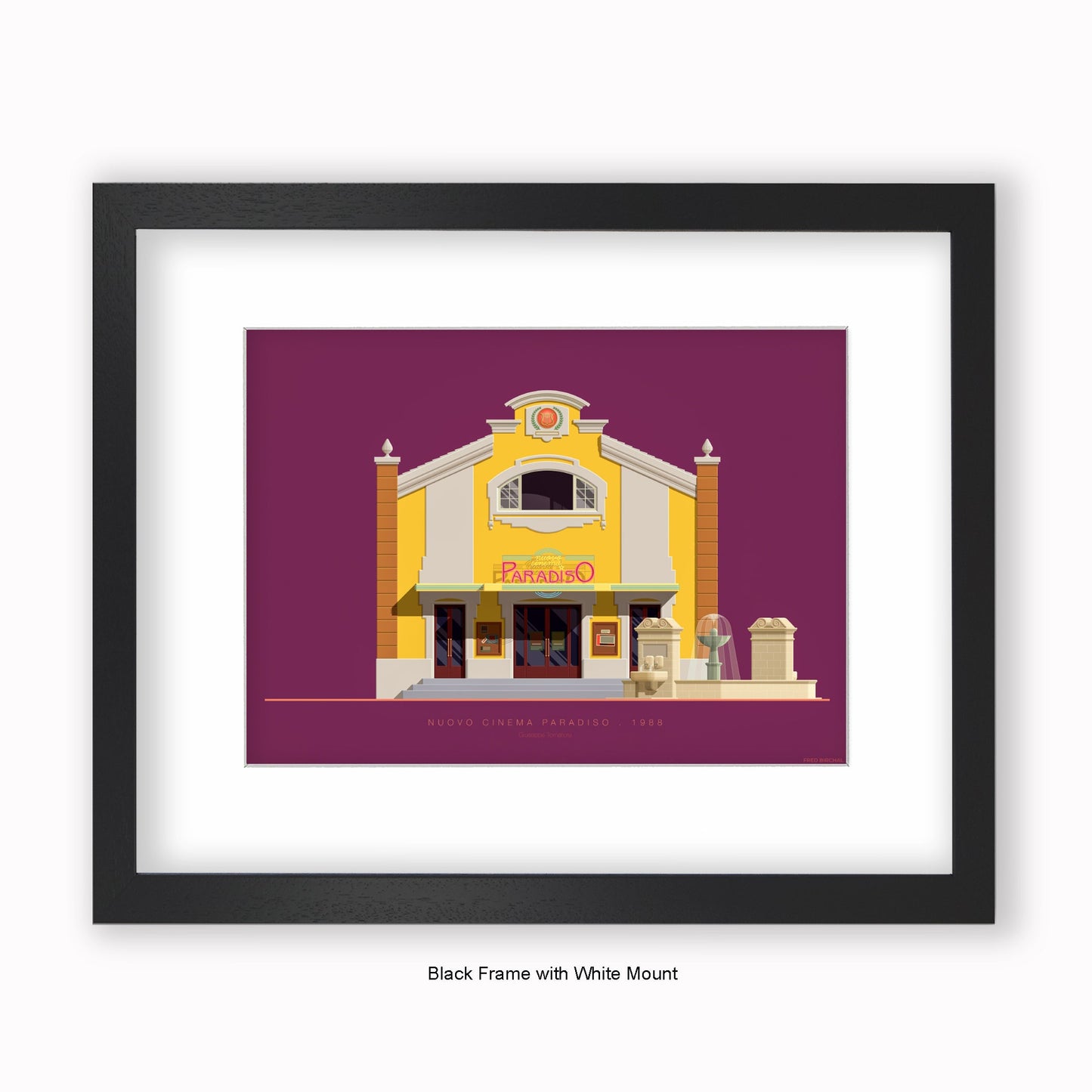 Cinema Paradiso - Mounted & Framed Art print