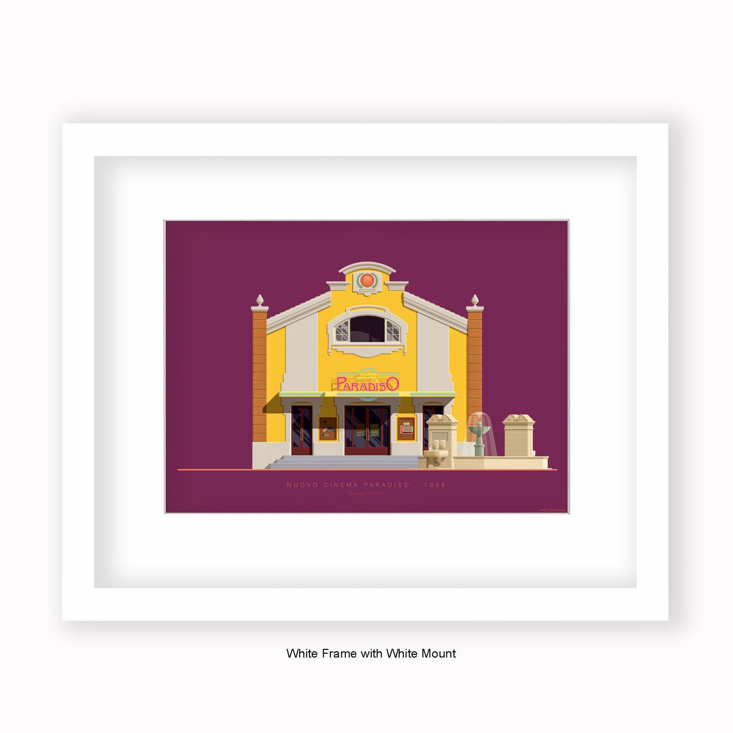 Cinema Paradiso - Mounted & Framed Art print