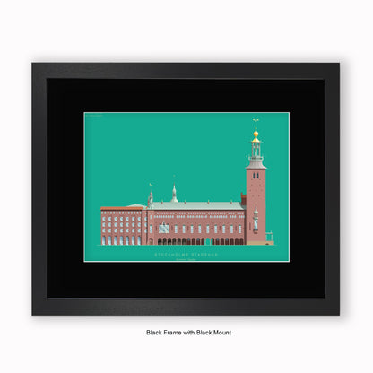 Stockholm City Hall - Stockholm - Mounted & Framed Art print