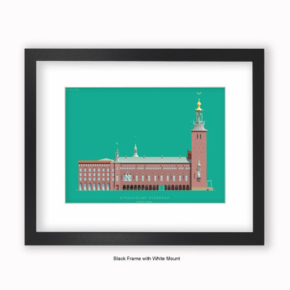 Stockholm City Hall - Stockholm - Mounted & Framed Art print