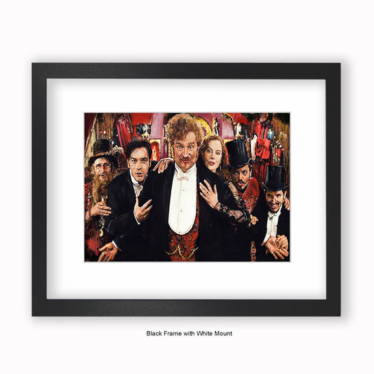 Moulin Rouge Cast - Mounted & Framed Art Print