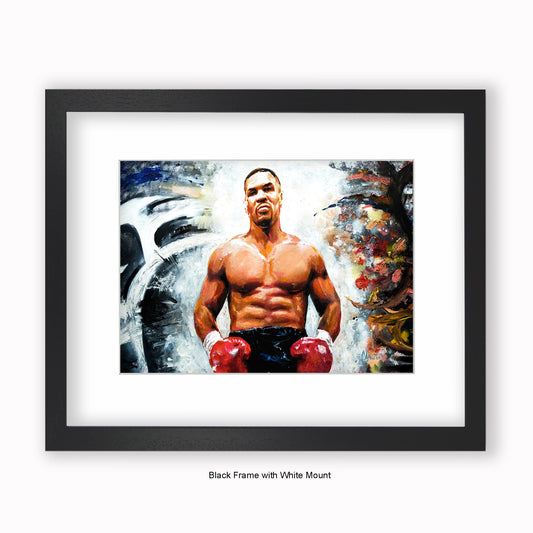 Mike Tyson - Mounted & Framed Art Print