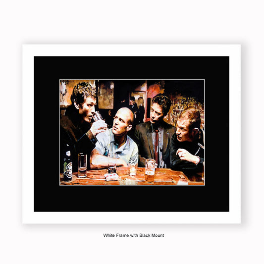 Lock Stock & Two Smoking Barrels - Mounted & Framed Art Print