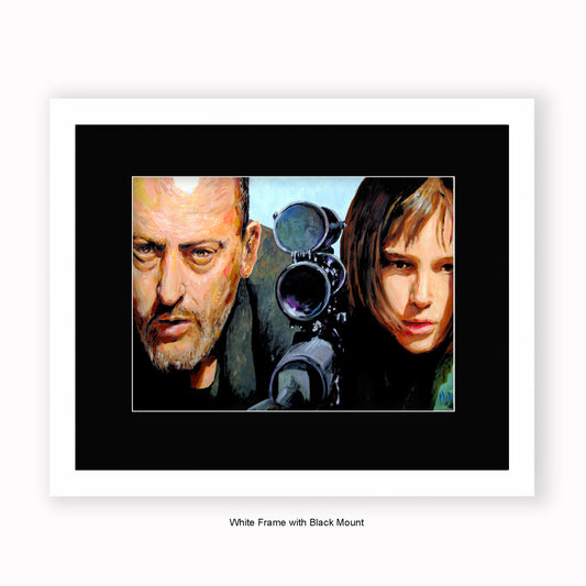 Leon - Telescope - Mounted & Framed Art Print