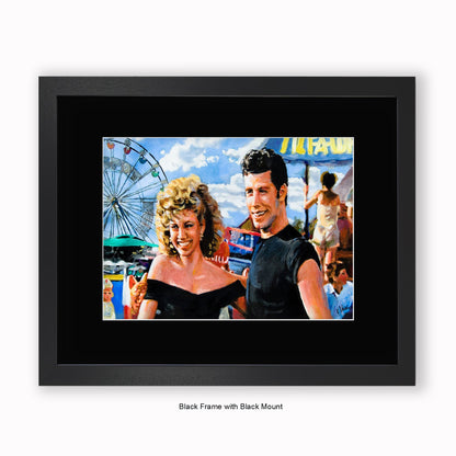 Grease - Fun Fair - Mounted & Framed Art Print