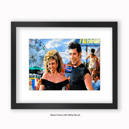 Grease - Fun Fair - Mounted & Framed Art Print